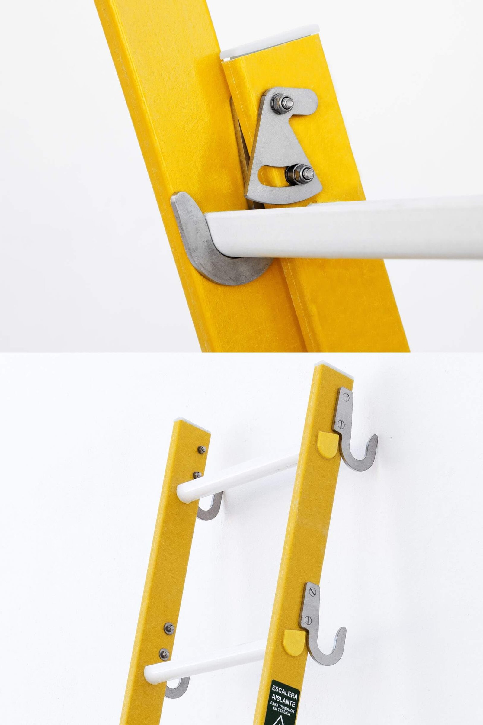 Suplemento base para escalera con 4 ganchos