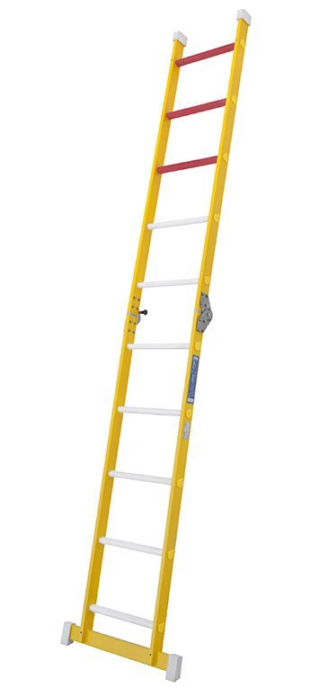 Escalera de Fibra de 1 Tramo Plegable