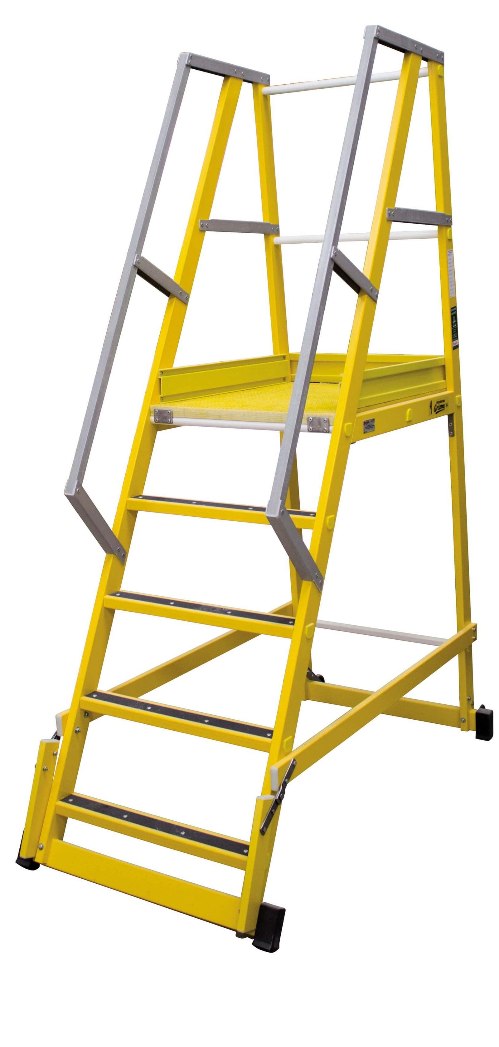 Escalera de Fibra de Almacén 65º