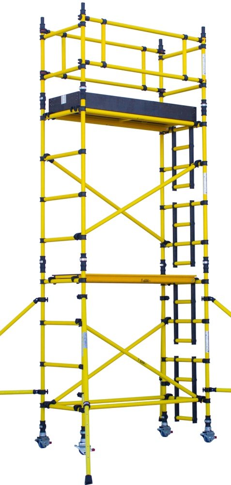 Andamios de fibra