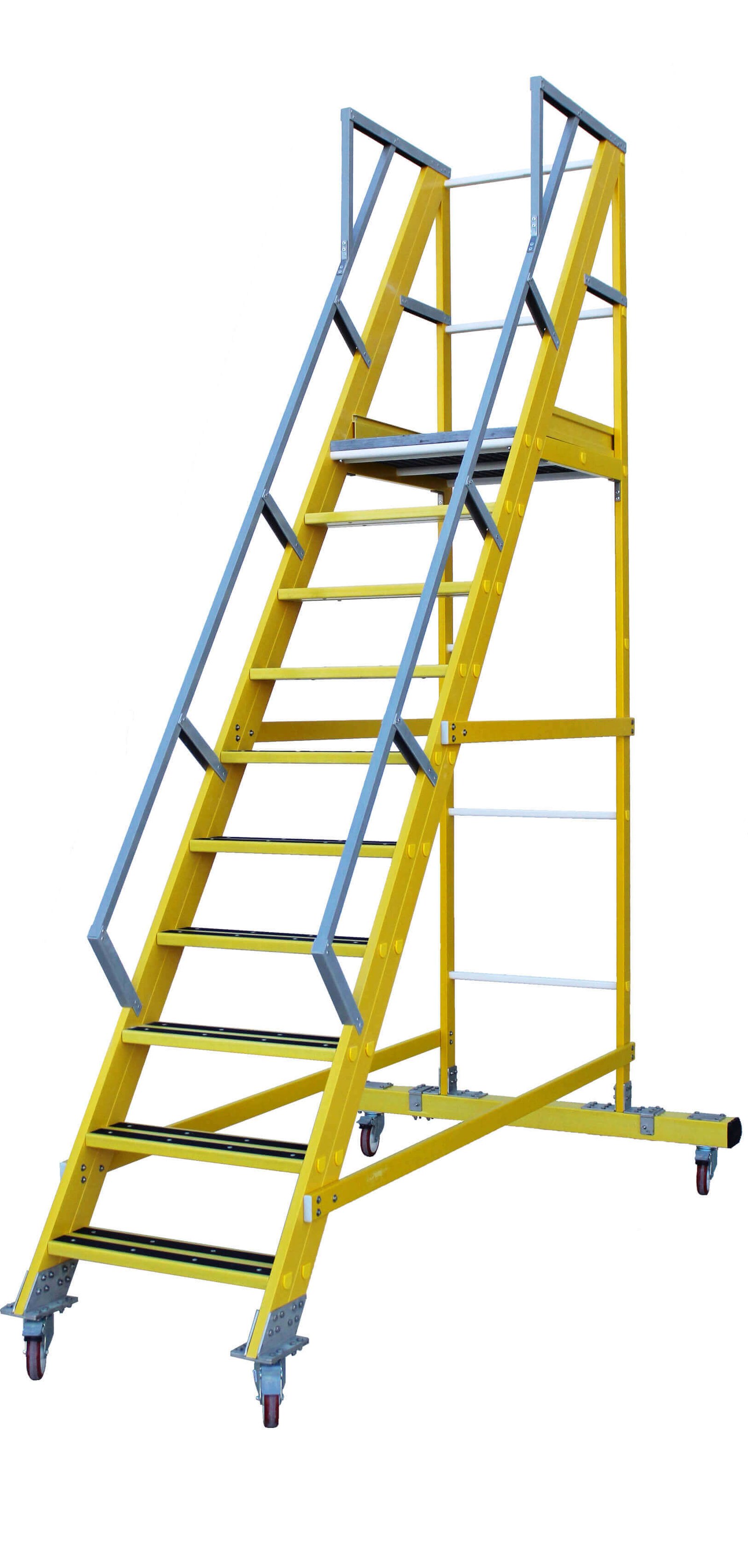 Escalera de Fibra de Almacén 55º
