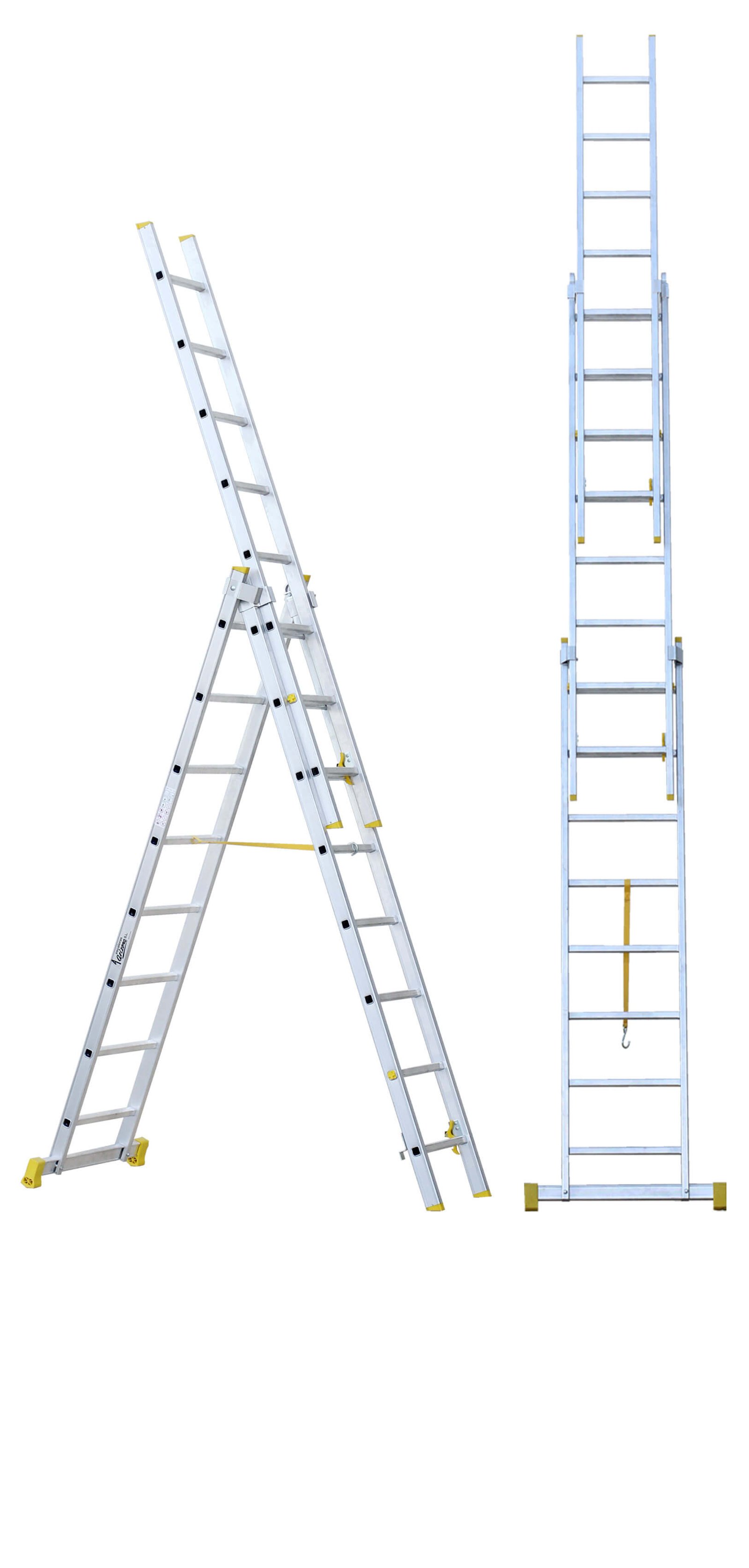 Escalera transformable de 3 tramos