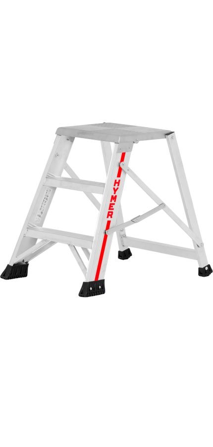 taburete de aluminio plegable