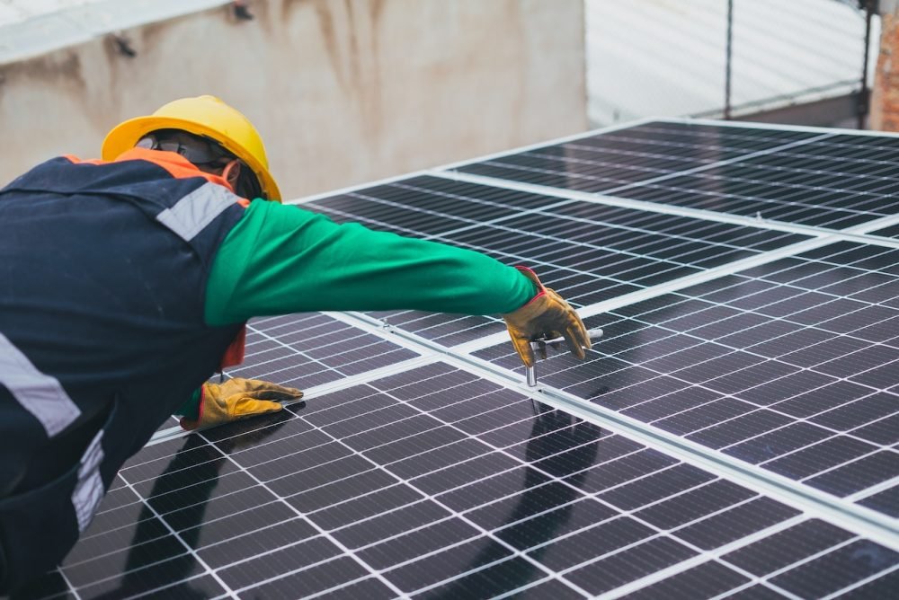 Escaleras idóneas para instalación de placas solares