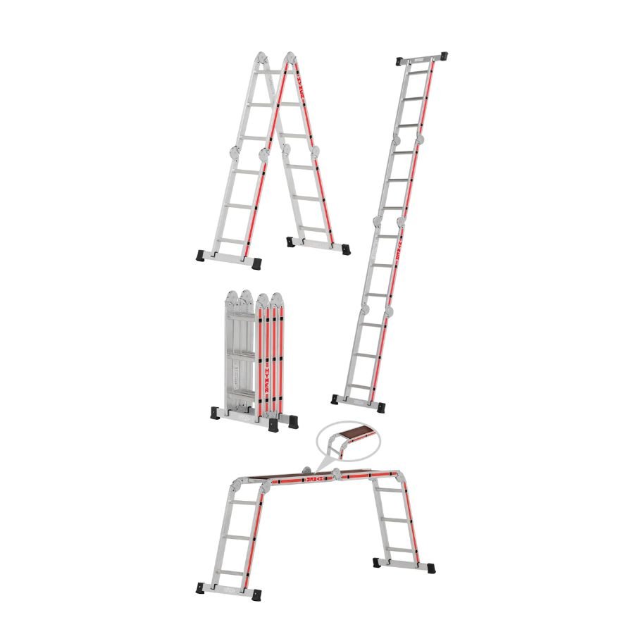 Escaleras de aluminio multifunción